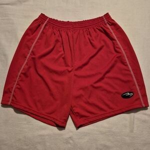 Biemme men's red athletic shorts no liners, new no tags or pockets